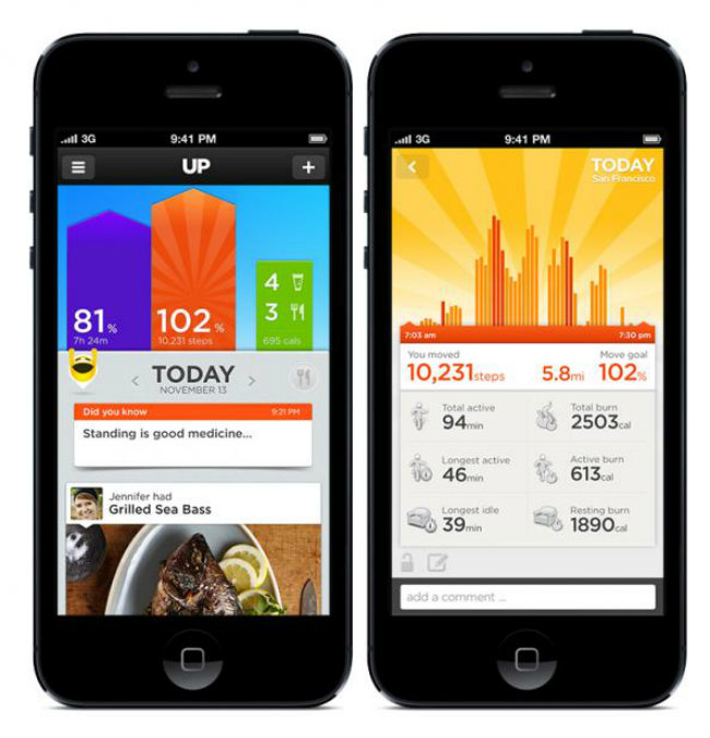slee tracker app jawbone up dhd Izmerite kvalitet sna uz pomoć telefona