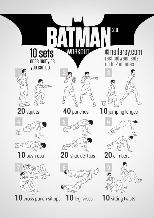 01122 Superherojski fitnes: Betmen i bratija