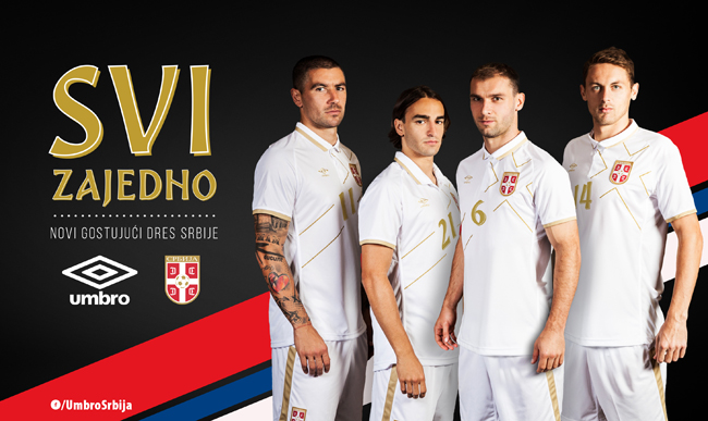 UMBRO DRES digital Pogledajte kako izgleda novi gostujući dres reprezentacije Srbije