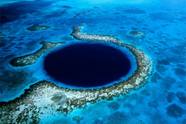 Great Blue Hole Belize Najbolja mesta za ronjenje na svetu 