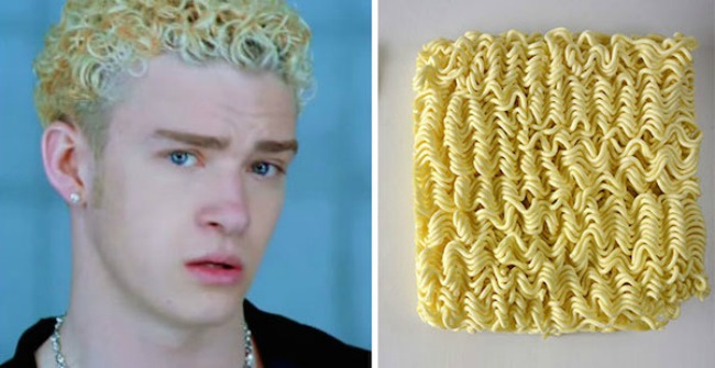Justin Timberlake and Noodles1 Najbizarnije sličnosti koje ste videli do sad 