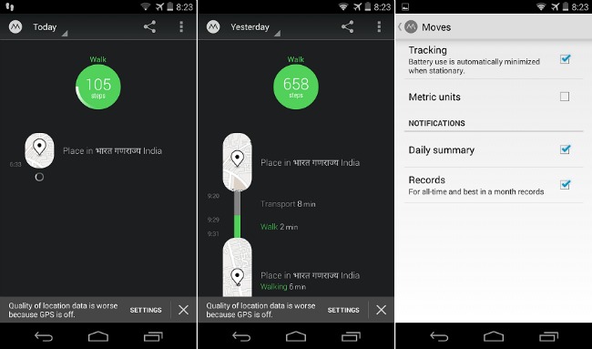 Moves App Android1 Aplikacije koje će vam srediti život 