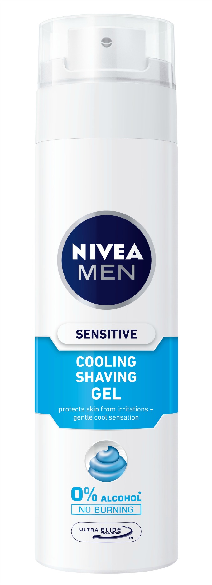 gel za brijanje NIVEA MEN SENSITIVE COOLING linija proizvoda