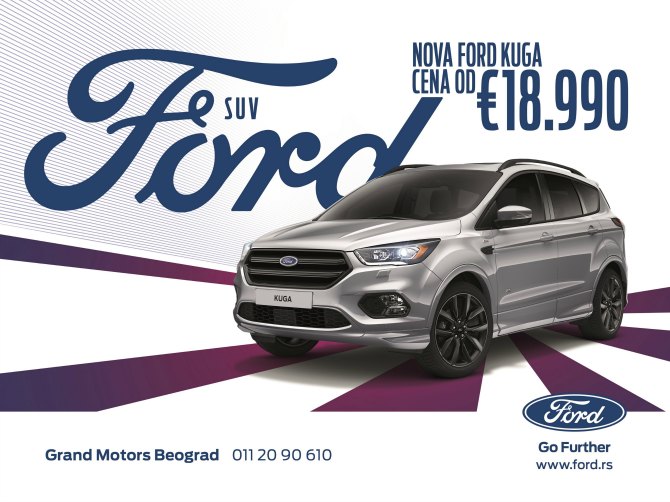 Ford suv kuga bilbord BG Lepa vest za sve zaljubljenike u otmene i prave terence