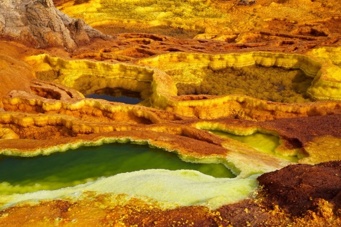 danakil pustinja Najopasnije turističke destinacije na svetu