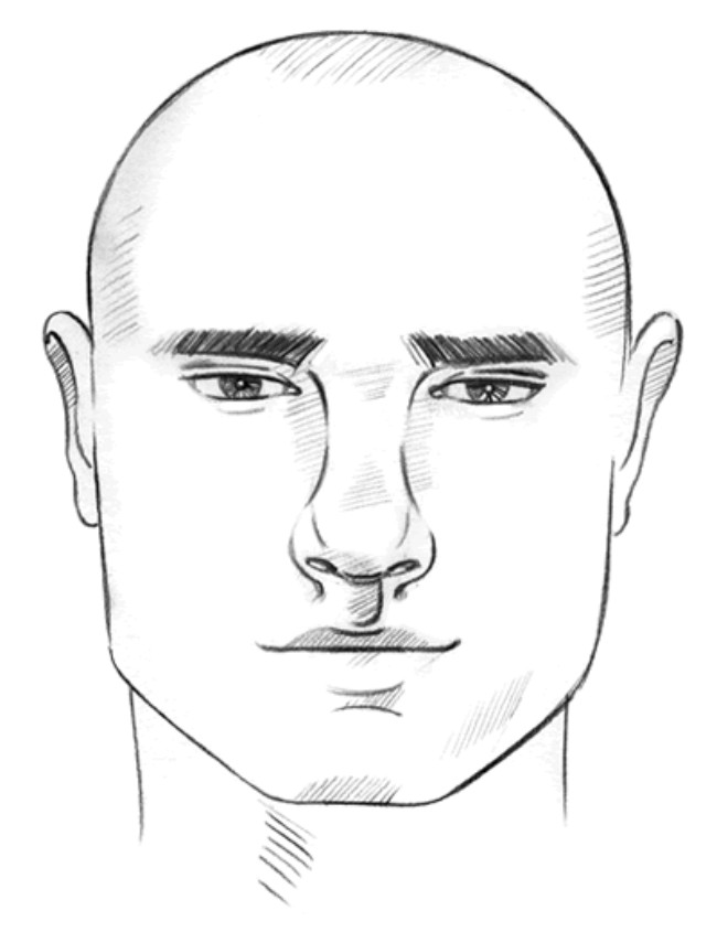 Округлая форма головы. Овал лица мужчины. Квадратное лицо эскиз. Квадратная форма лица у мужчин схема. Форма мужской головы.