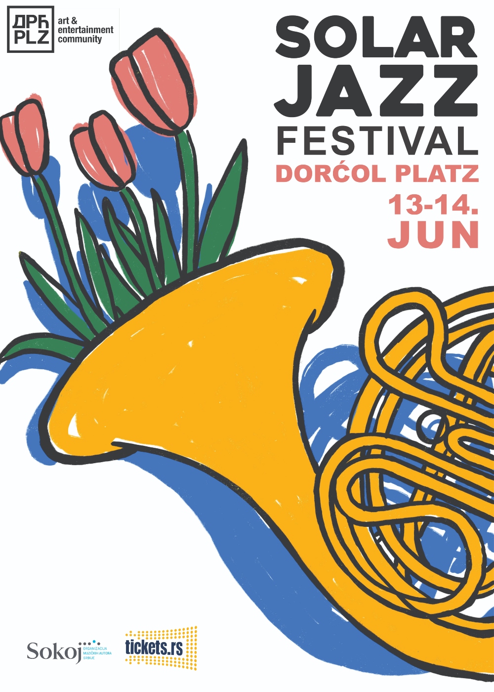 Plakat Solar Jazz Festival 1 Solar Jazz Festival 13. i 14. juna premijerno u Beogradu: Šest koncerata eminentnih kompozitora i izvođača