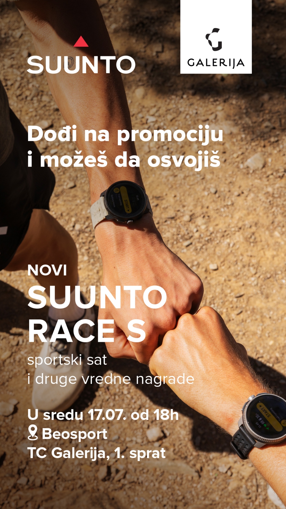 Suunto promocija story 01 GALERIJA 1 SUUNTO RACE S – novi član Suunto Race porodice sportskih satova