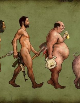 Komične ilustracije o čovekovoj evoluciji koje će vas nasmejati