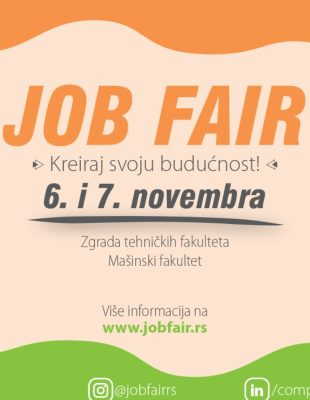 JobFair – Kreiraj svoju budućnost: Posetite Sajam poslova i praksi u Beogradu
